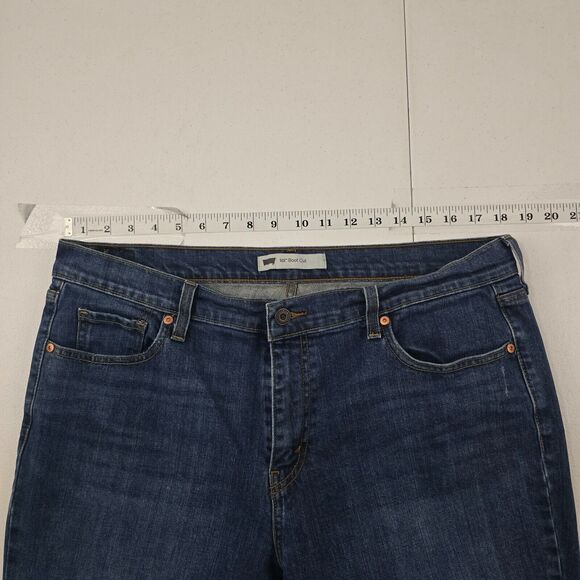 Levi's 515 boot cut jeans blue denim 16 s/c medium wash womens 4712 - Picture 5 of 12